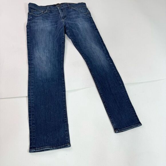 J Brand Jeans Mens 36x31 Blue Kane Dark Wash Denim Straight - Picture 1 of 11